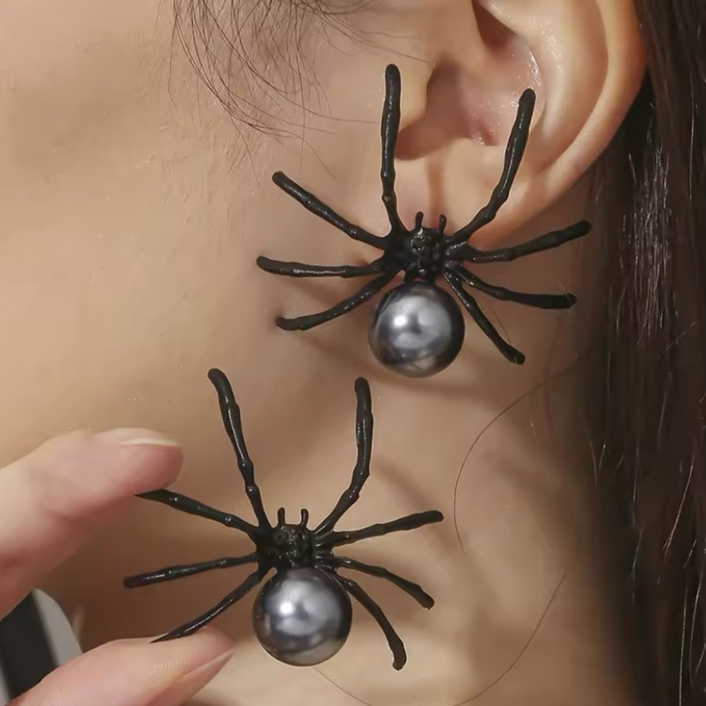 Spider Earrings for Halloween